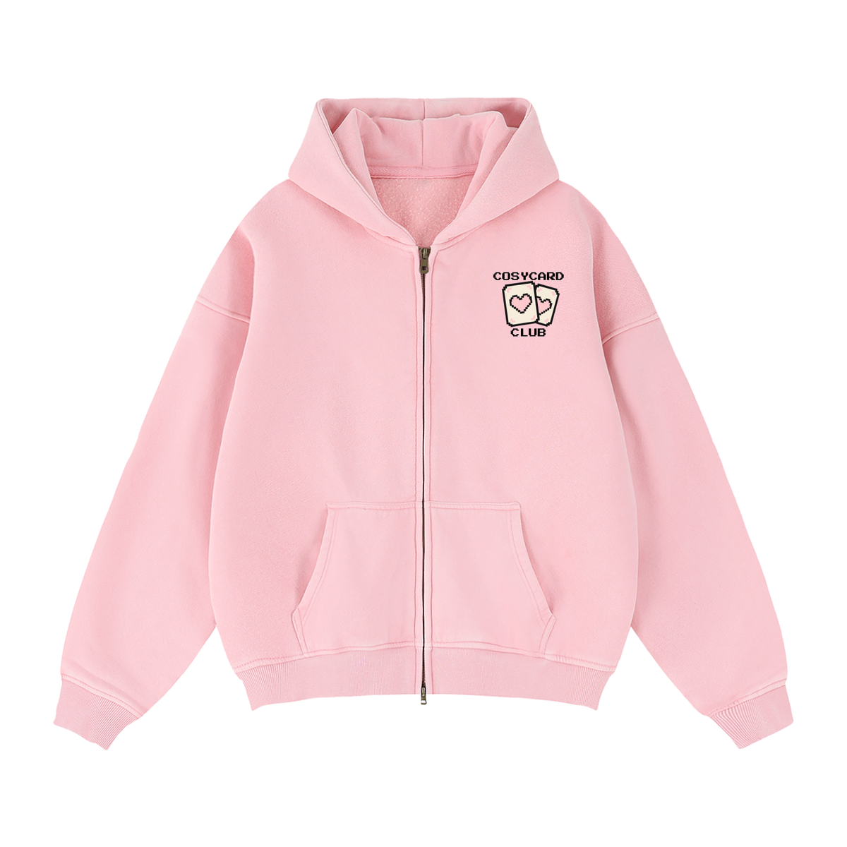 Cosy Card Club - Boxy Fleece Hoodie