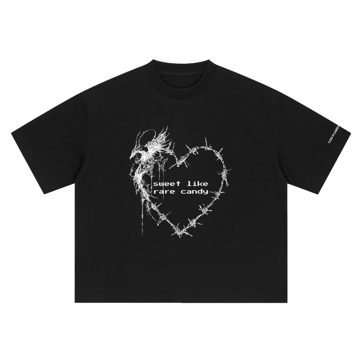 Rare Candy - Boxy Oversized T-Shirt (Black)