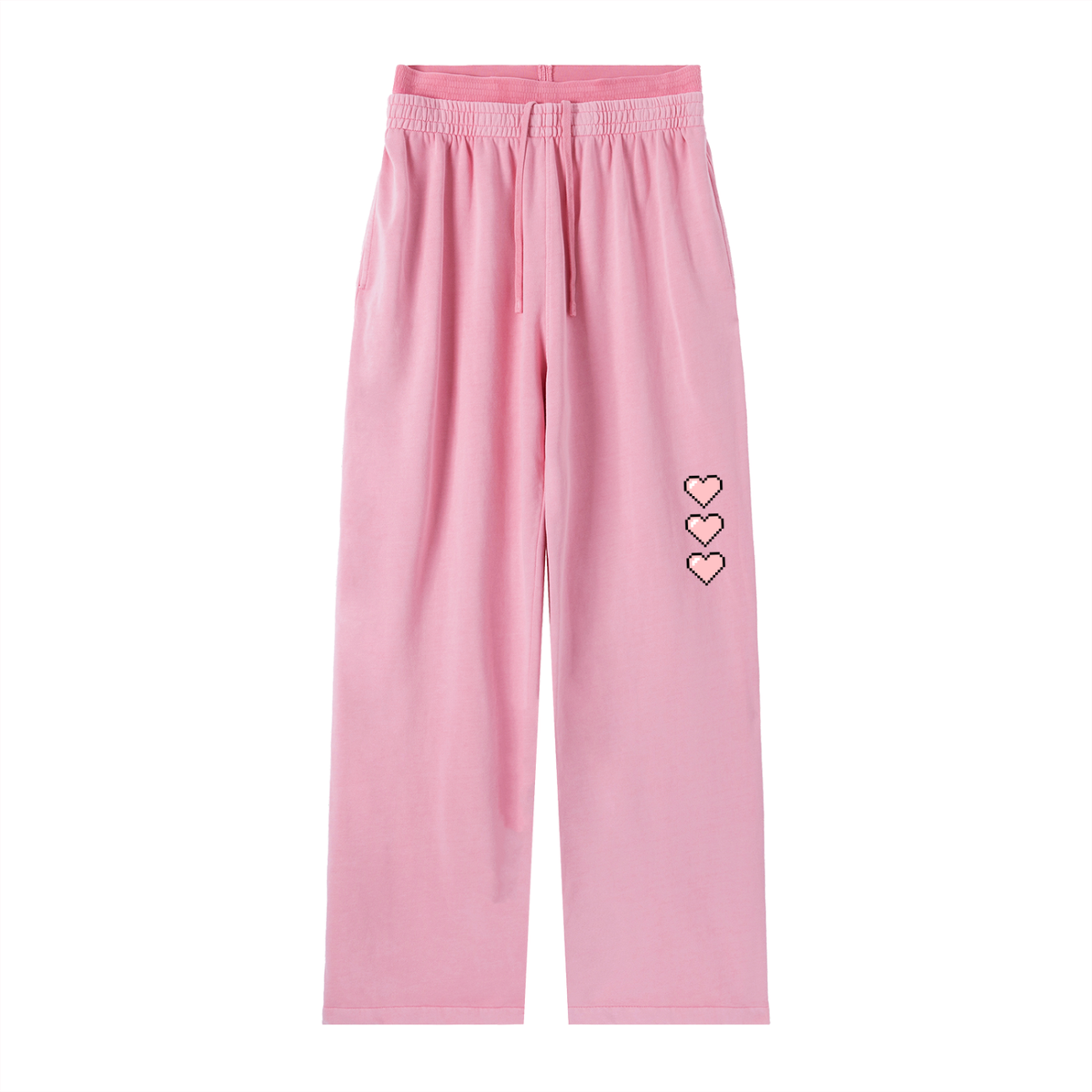 Pixel Hearts - Vintage Washed Waist Pants