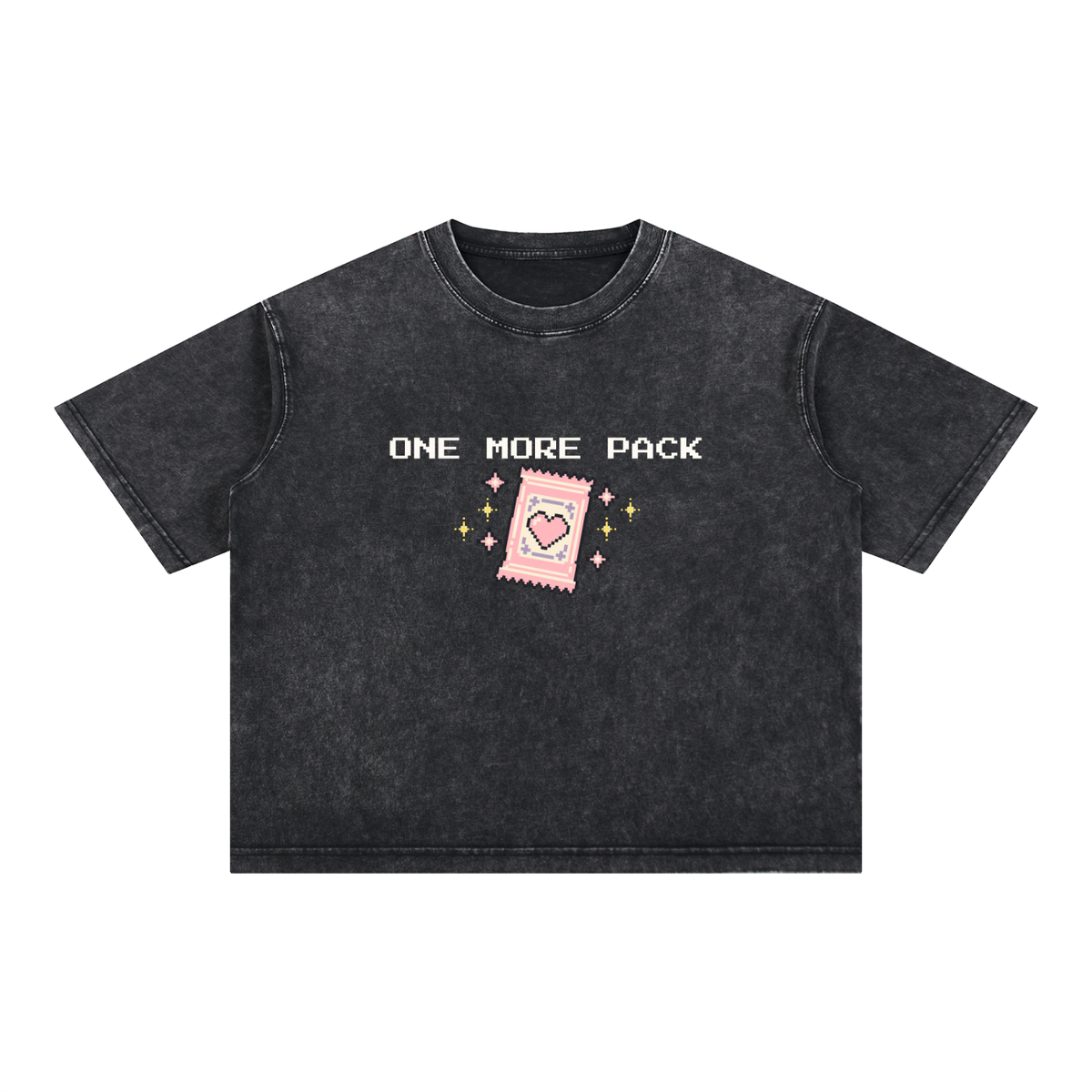 One More Pack - Boxy Cotton T-Shirt