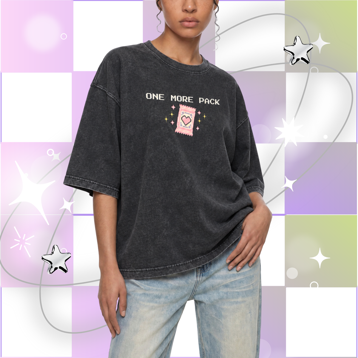 One More Pack - Boxy Cotton T-Shirt
