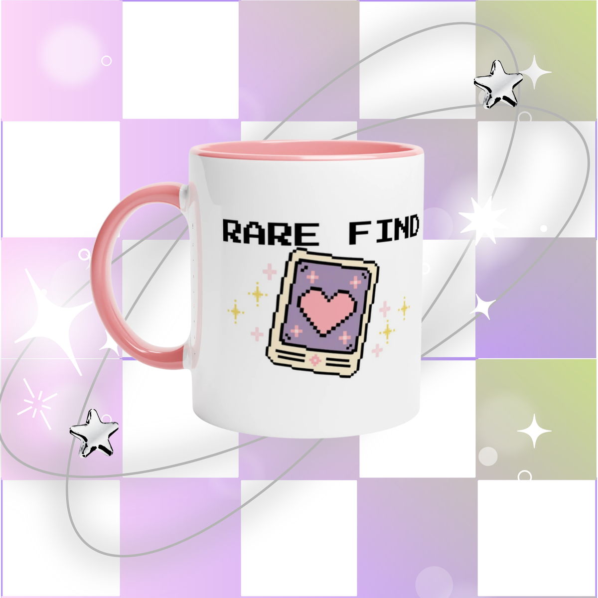Rare Find - Ceramic Pink Mug