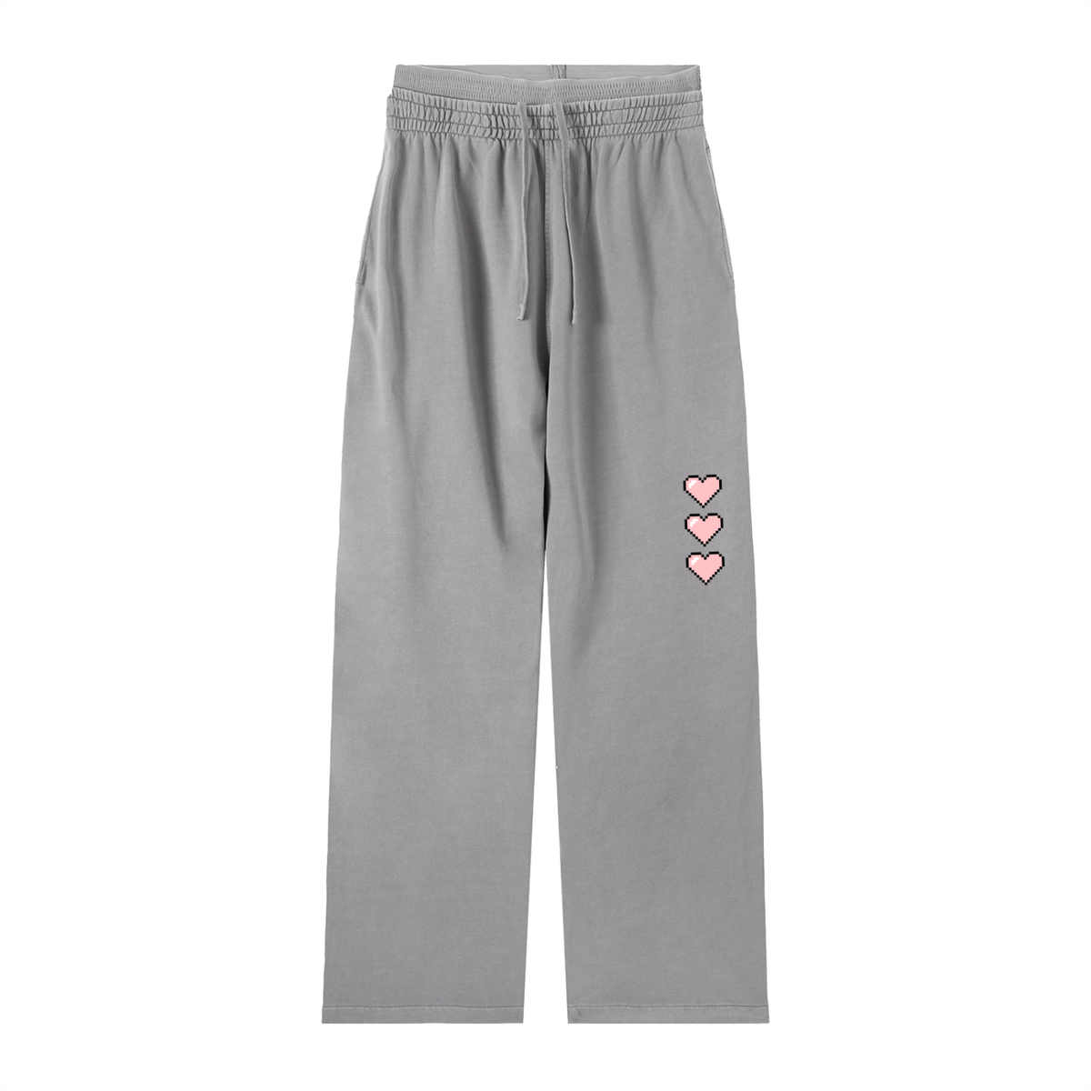 Pixel Hearts - Vintage Washed Waist Pants