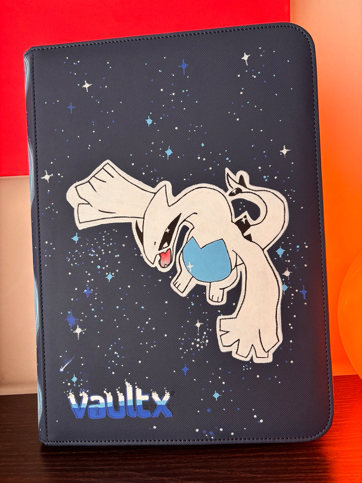 Hand-painted custom trading card binder 04