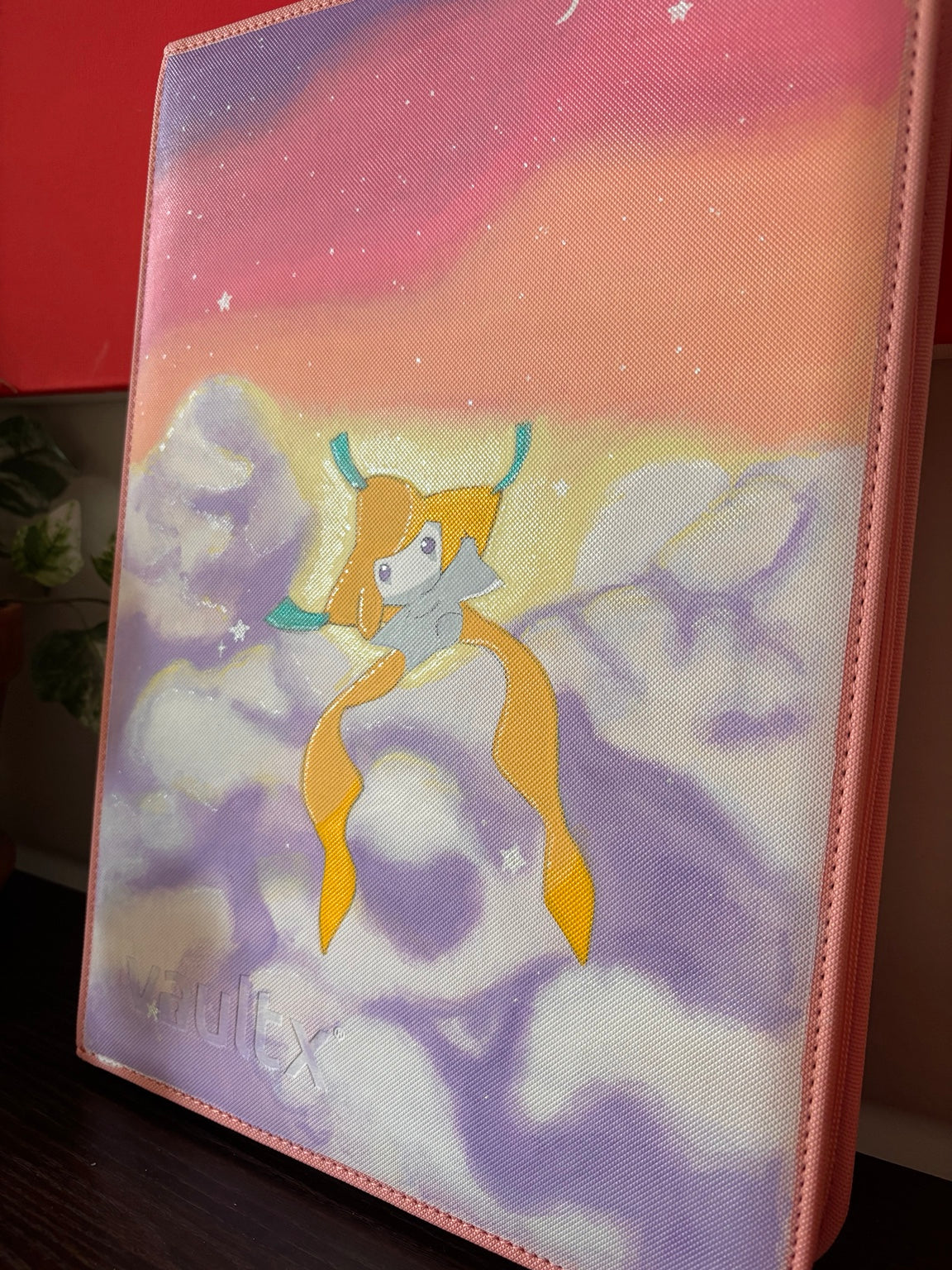 Hand-painted custom trading card binder 07