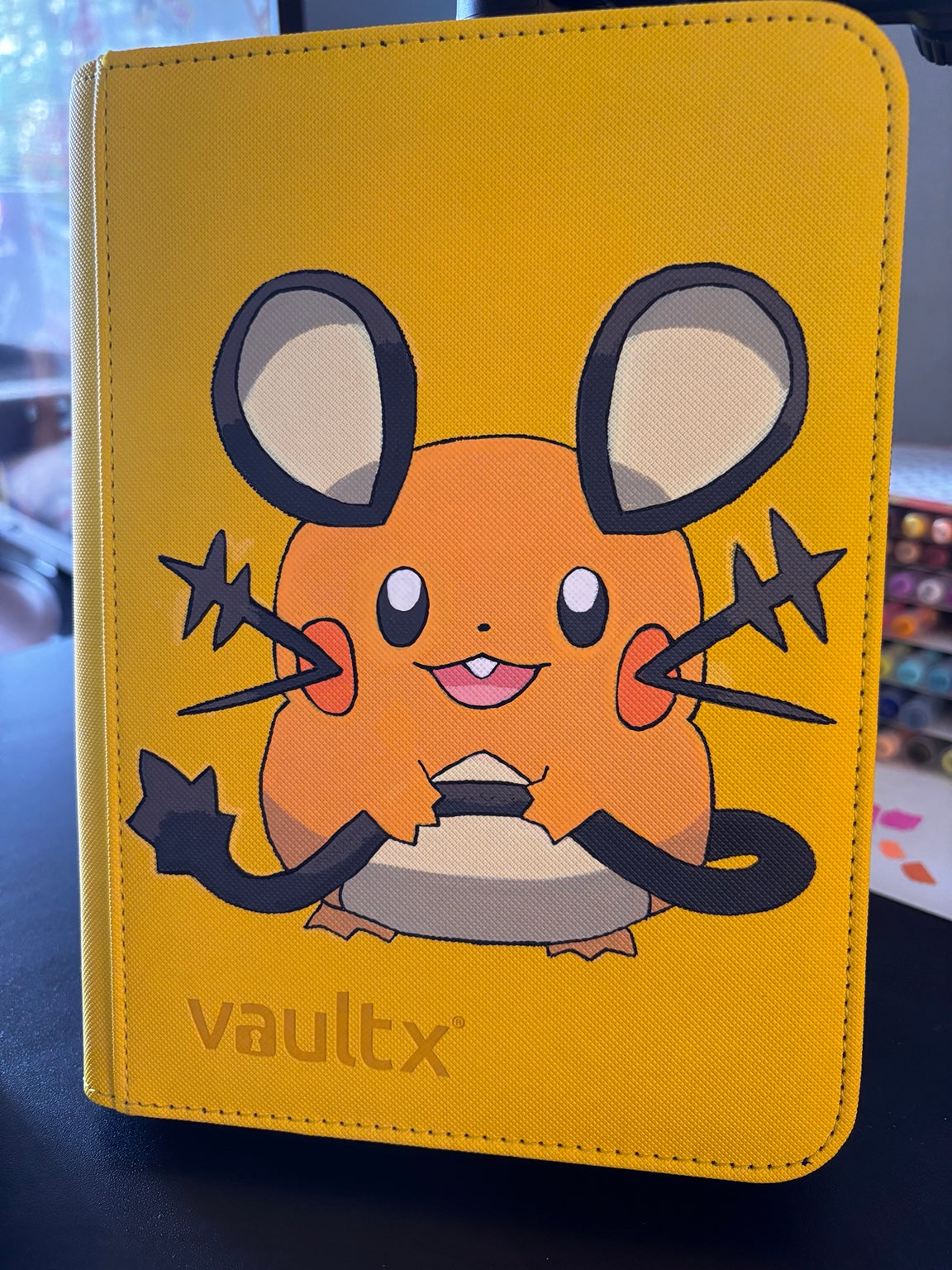 Hand-painted custom trading card binder 15